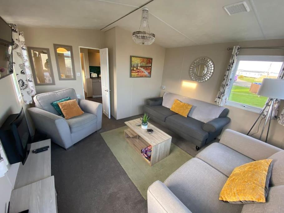 Cosy & Modern Private Seaview Caravan North Seaton 외부 사진